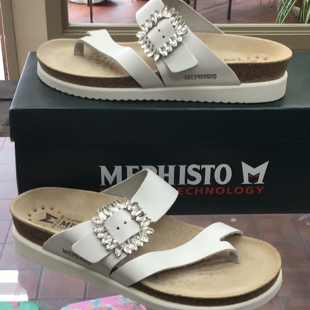 COPY - Mephisto White Women's Sandals